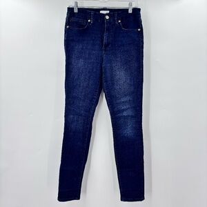 Good American Dark Wash Skinny Jeans High Rise Size 28